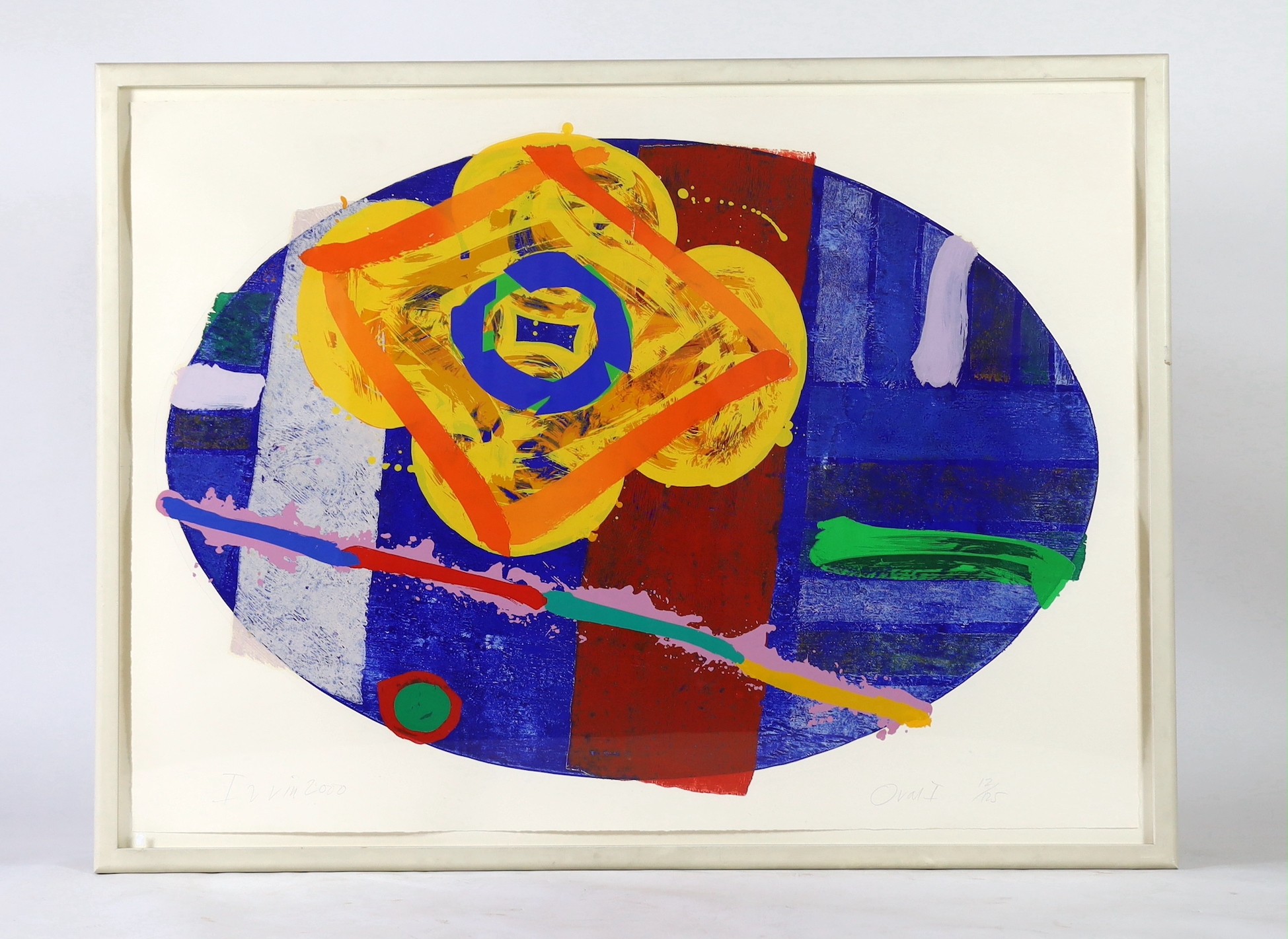 Albert Irvin OBE, RA (British 1922-2015), 'Oval I', screenprint, 115 x 158cm